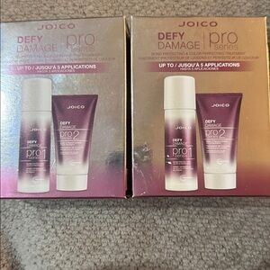 2 NEW SETS Joico Defy Damage Pro Series Bond Treatment